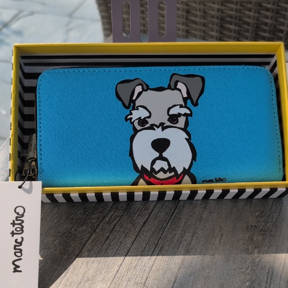 Marc Tetro Blue Dog Wallet